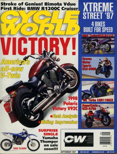 Cycle World September, 1997 Cover