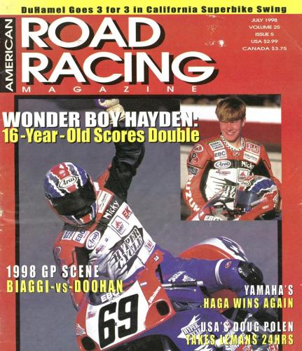 Road Racing World Nicky Hayden – July, 1998